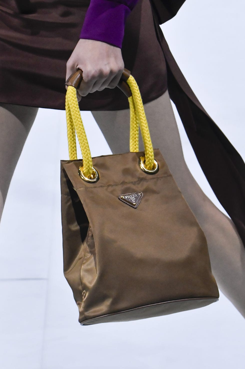 milan, italy september 19 a model walks the runway during the prada ready to wear spring summer 2025 fashion show as part of the milan fashion week on september 19, 2024 in milan, italy photo by victor virgilegamma rapho via getty images