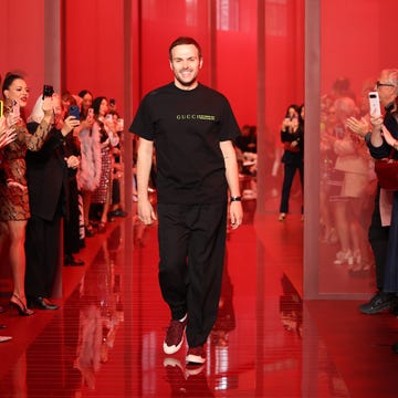 Gucci - Women's Spring Summer 2025 Fashion Show - Runway - Milan Fashion Week - Womenswear Spring/Summer 2025 milan, italy september 20 fashion designer sabato de sarno walks the runway at the gucci womens spring summer 2025 fashion show during the milan fashion week womenswear springsummer 2025 at triennale di milano on september 20, 2024 in milan, italy photo by daniele venturelligetty images for gucci