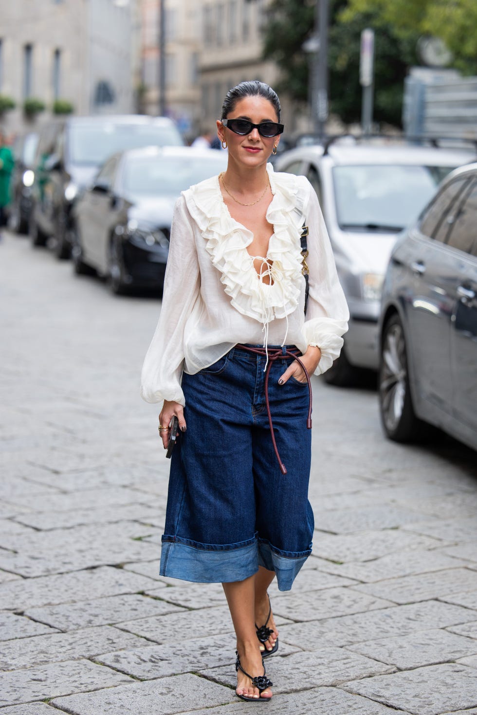 Denim Jorts Street Style