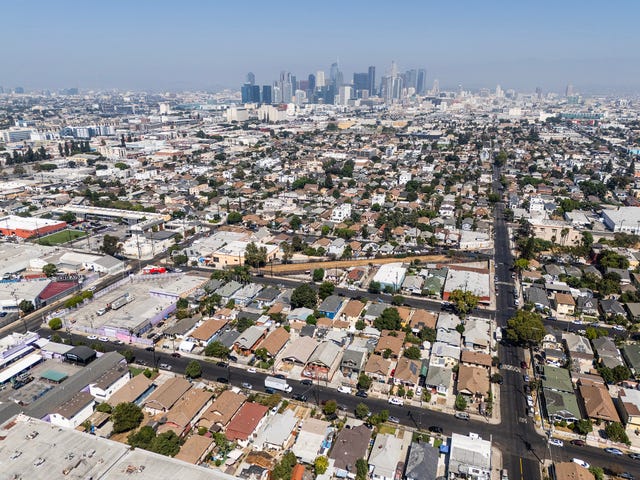 los angeles, ca september 26 los angeles is on the verge of redrafting blueprints for its neighborhoods to accommodate more than 250,000 new homes but under a recommendation from the planning department, nearly three quarters of the city will remain off limits to further growth photographed at historic south central in los angeles, ca on thursday, sept 26, 2024 myung j chun los angeles times via getty images