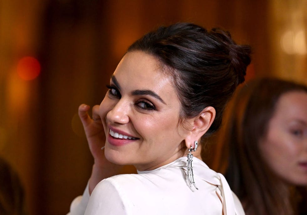 mila kunis at the goodrich los angeles premiere held at amc the grove 14 on october 08, 2024 in los angeles, california photo by gilbert floresvariety via getty images