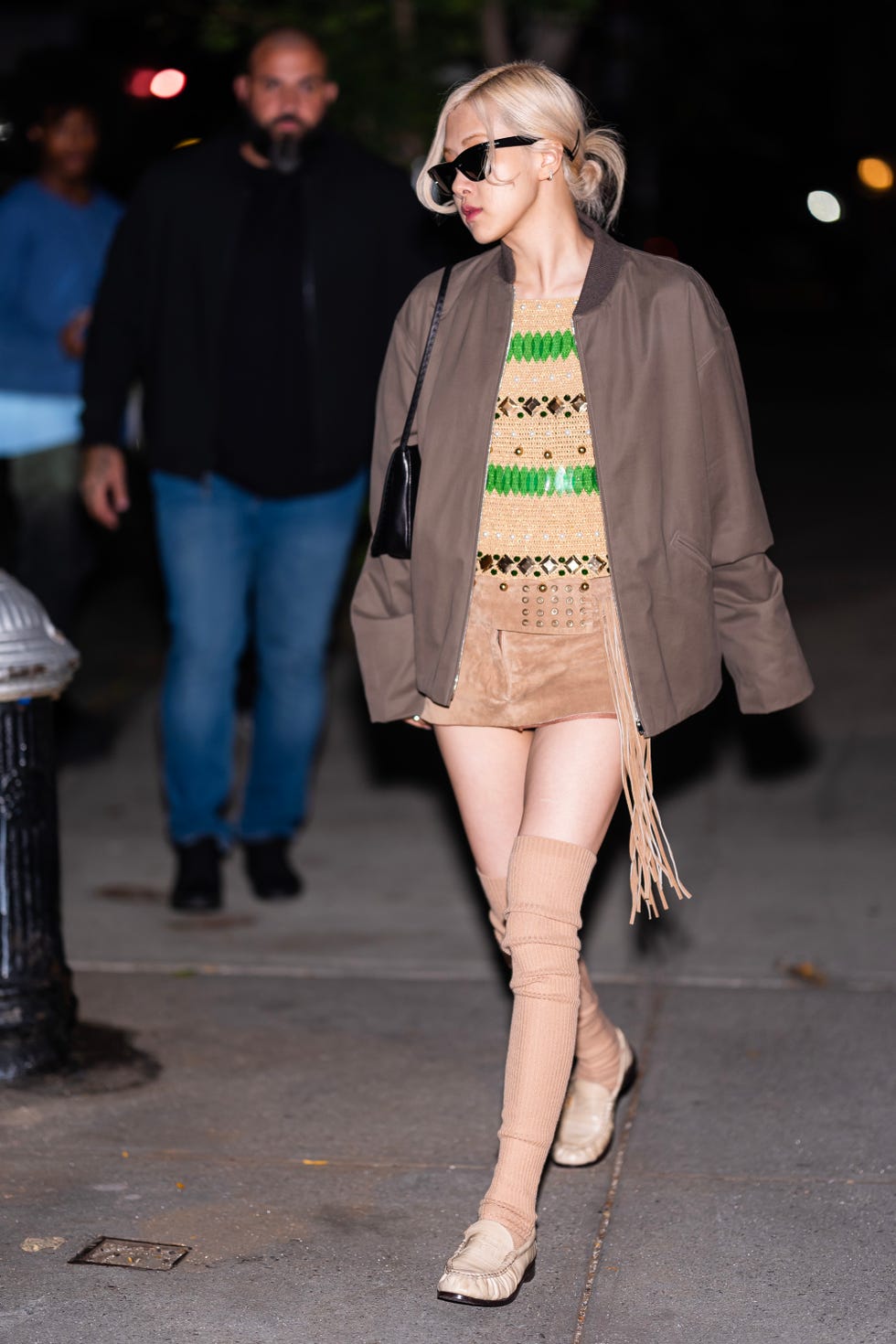 new york, new york october 12 roseacute aka roseanne park mbe, is seen on the upper east side on october 12, 2024 in new york city photo by thestewartofnygc images