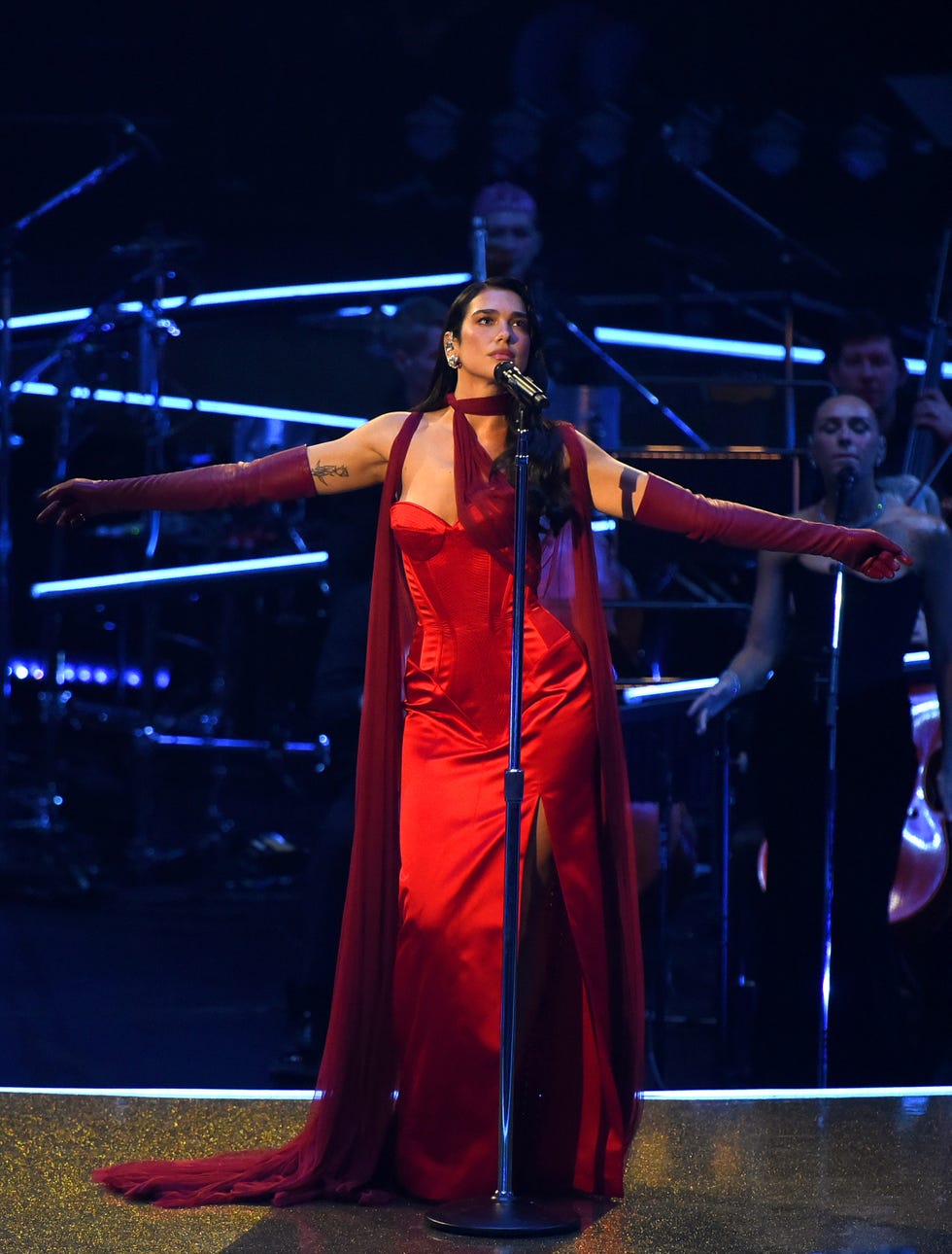 London, England October 17 Dua Lipa performs at Royal Albert Hall on October 17, 2024 in London, England, Photo by Matthew Bakergetty, Images for Aba