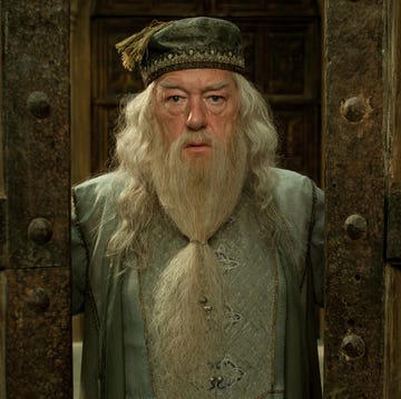 On The Set Of 'Harry Potter And The Order Of The Phoenix' actor michael gambon on the set of the film, harry potter and the order of the phoenix, london, england, 2006. (photo by murray close/ getty images)