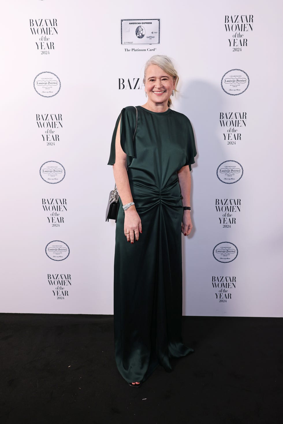 london, england november 05 harpers bazaar editor in chief lydia slater attends the 2024 harpers bazaar women of the year awards, held in partnership with the platinum card by american express, at claridges hotel on november 5, 2024 in london, england photo by dave benettgetty images for harpers bazaar uk