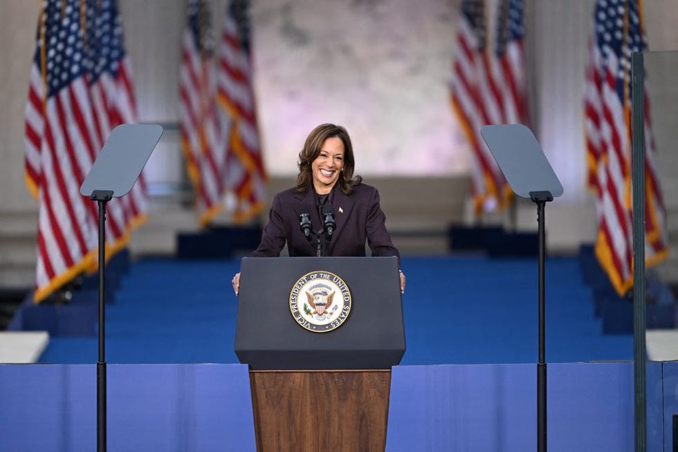 us vice president kamala harris speaks at howard university in washington, dc, on november 6, 2024 donald trump won a sweeping victory wednesday in the us presidential election, defeating kamala harris to complete an astonishing political comeback that sent shock waves around the world photo by saul loeb afp photo by saul loebafp via getty images