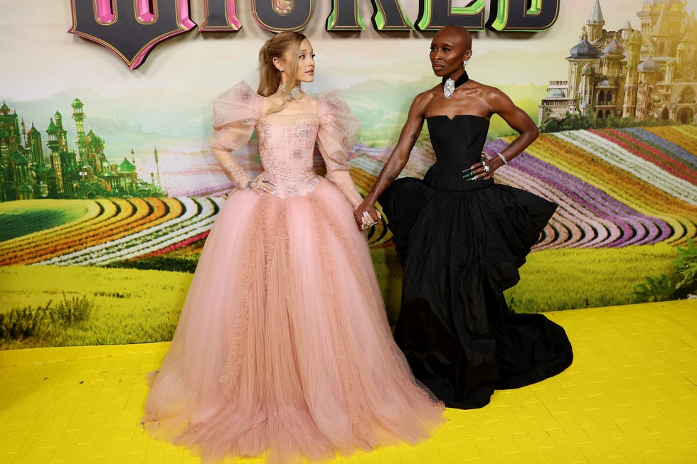 Sydney, Australia November 03 Ariana Grande and Cynthia Erivo attend the 