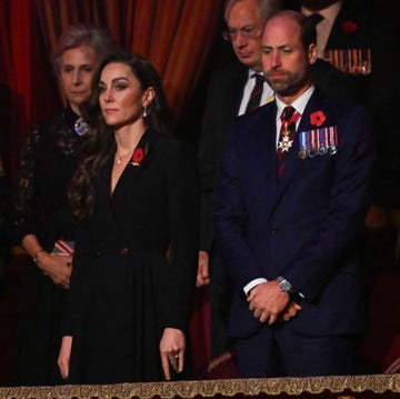 The King And Members Of The Royal Family Attend Festival Of Remembrance london, england november 9 britains catherine, princess of wales l and prince william, prince of wales r attend the royal british legion festival of remembrance at the royal albert hall on november 9, 2024 in london, england photo by chris j ratcliffe wpa poolgetty images