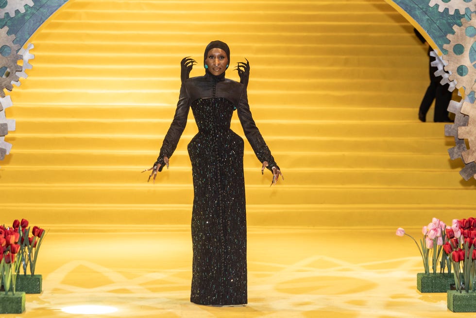 MEXICO CITY, MEXICO NOVEMBER 11 Actress Cynthia Erivo poses on the yellow carpet Wicked Part One at Auditorio Nacional on November 11, 2024 in Mexico City, Mexico Photo by Christopher Rogel Blanquetgetty Images