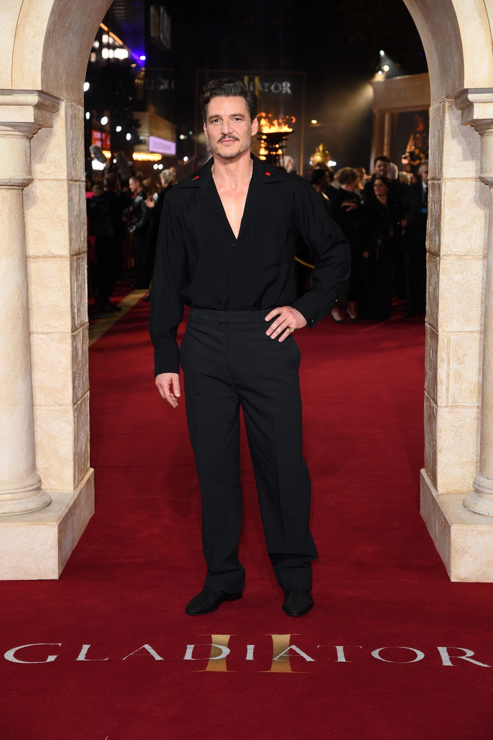 pedro pascal gladiator premiere ii men fashion