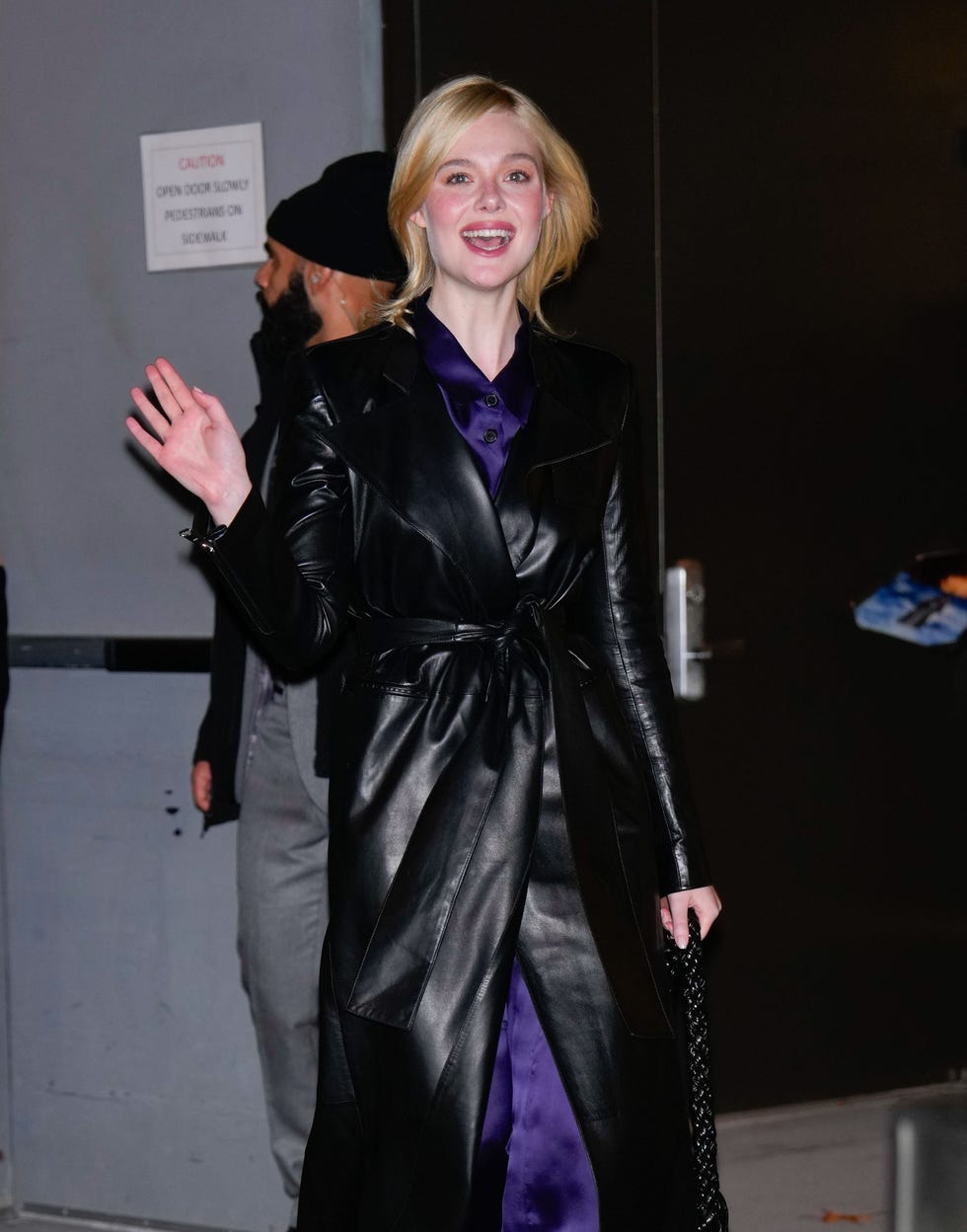 new york, ny november 23 elle fanning is seen on november 23, 2024 in new york city photo by xnystar maxgc images