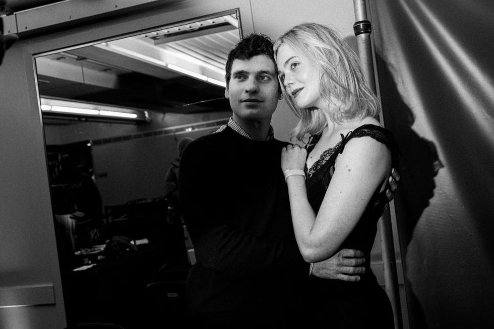 gus wenner, elle fanning at the rolling stones musicians on musicians held at the apollo theater on november 22, 2024 in new york, new york photo by ye fanrolling stone via getty images