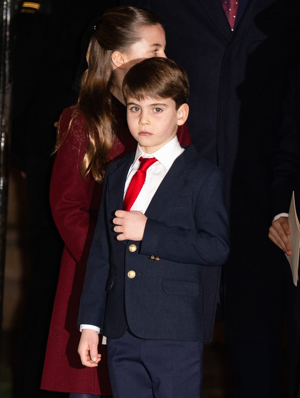 london, england december 06 prince louis of wales attends the together at christmas carol service at westminster abbey