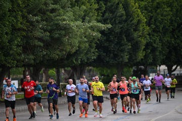 adana, turkiye january 5 participants compete in the 15th international adana liberation half marathon, held to commemorate the 103rd anniversary of adanas liberation from enemy occupation in adana, turkiye on january 5, 2025 the event also featured a 10 kilometer race and a public run, drawing 3,795 participants, including 89 international runners starting from fuzuli street, the race route took runners past the citys historic landmarks before concluding at the finish line in central park photo by eren bozkurtanadolu via getty images