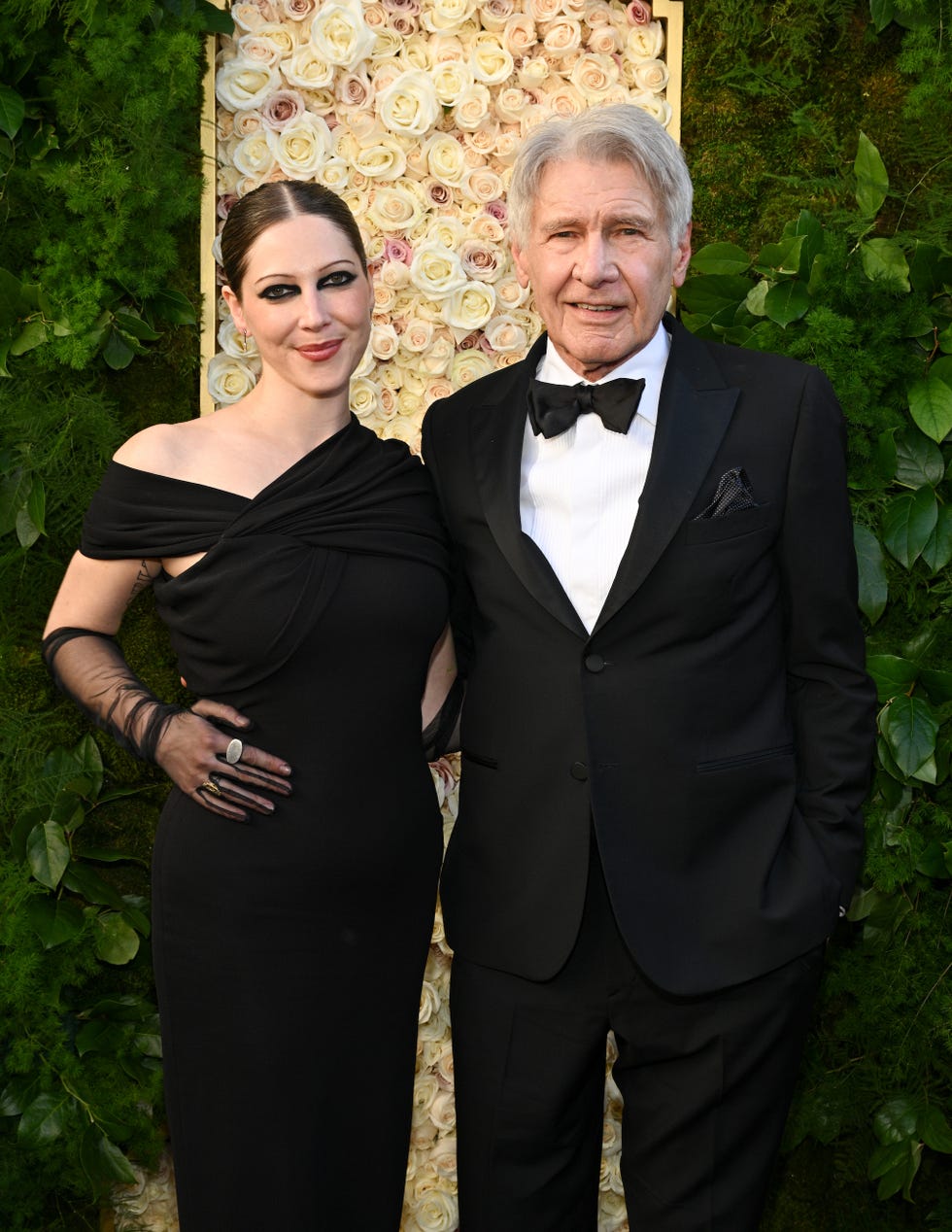 georgia ford, harrison ford during the 82nd annual golden globes held at the beverly hilton on january 05, 2025 in beverly hills, california photo by michael bucknergg2025penske media via getty images