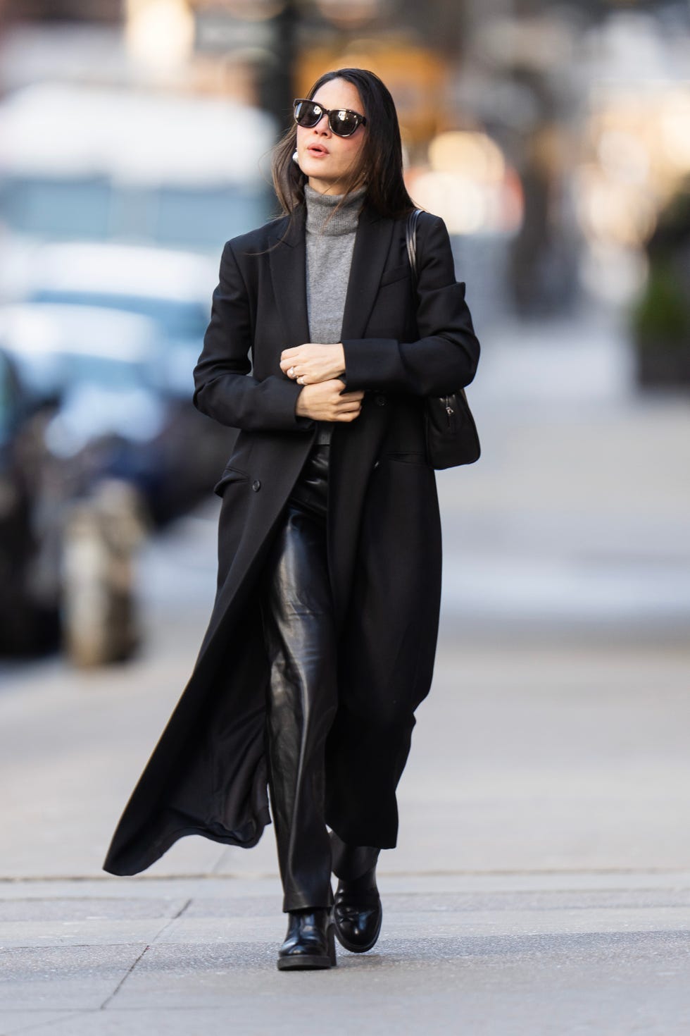 new york, new york january 04 olivia munn is seen in tribeca on january 04, 2025 in new york city photo by thestewartofnygc images