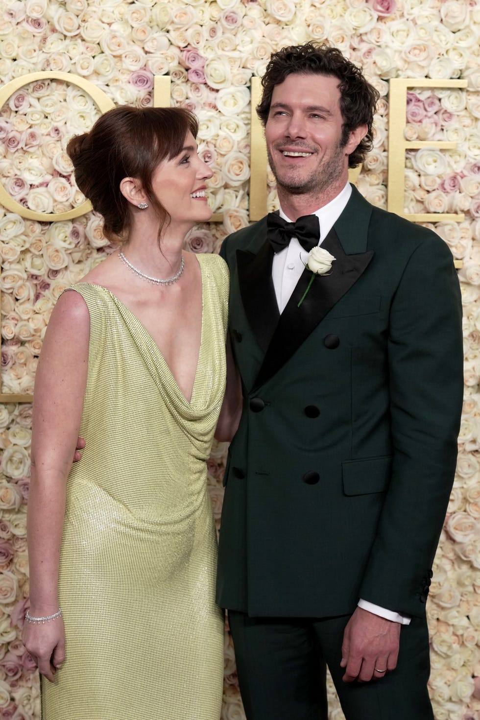 Leighton Meester und Adam Brody bei den Golden Globes 2025