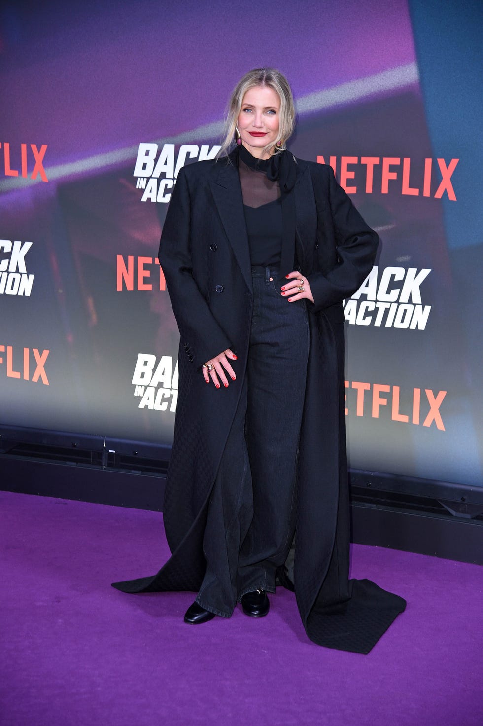 berlin, germany january 15 actress cameron diaz attends the back in action berlin special screening at zoo palast on january 15, 2025 in berlin, germany photo by tristar mediawireimage