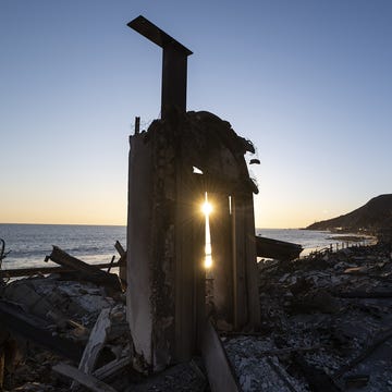 Damage after Palisade Fire in Pacific Palisades, California los angeles, united states january 15 a view of burnt malibu beachside house after palisade fire has caused destruction in pacific palisades, los angeles, california, united states on january 15, 2025 photo by jon putmananadolu via getty images