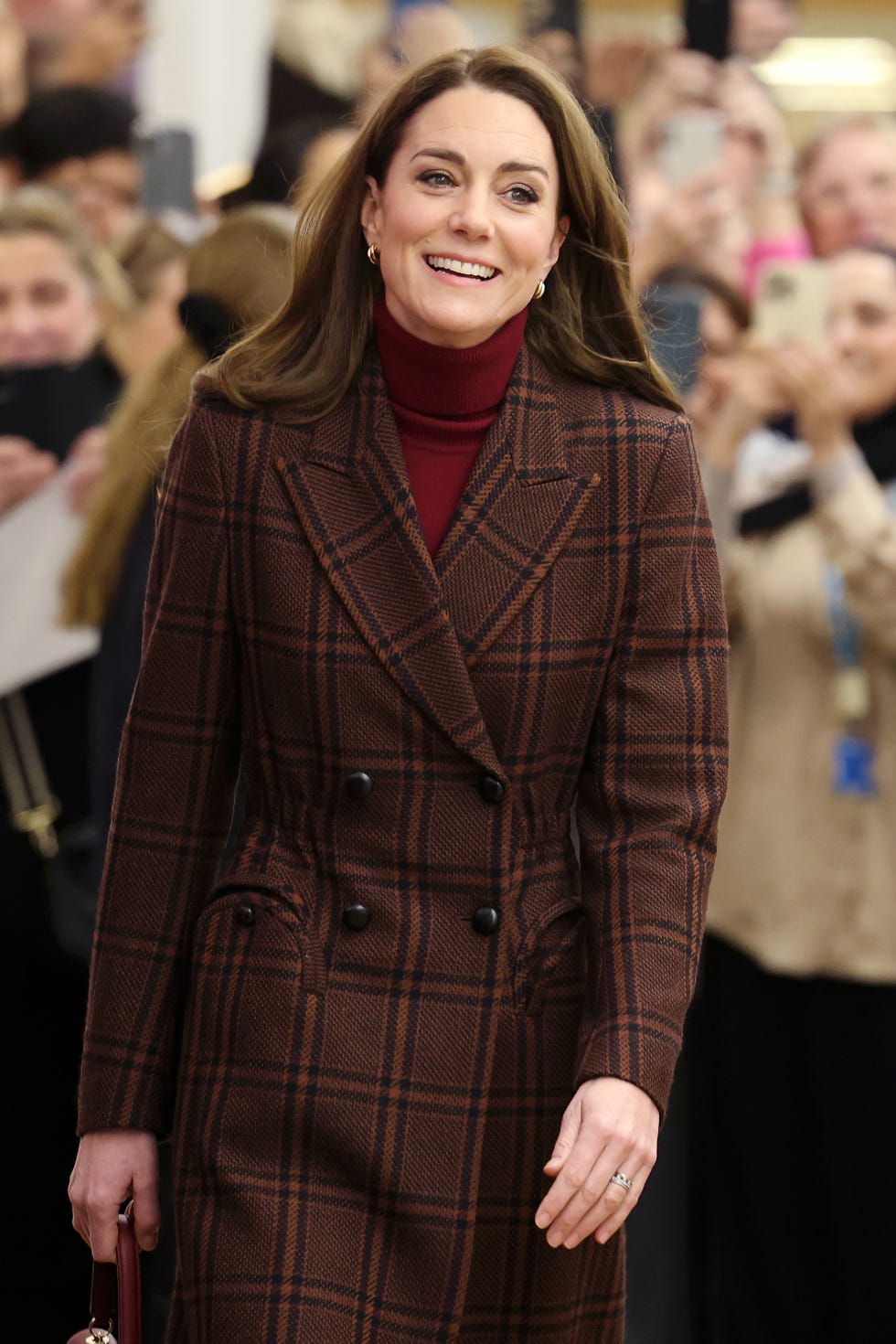 london, england january 14 catherine, princess of wales during a visit to the royal marsden hospital on january 14, 2025 in london, england