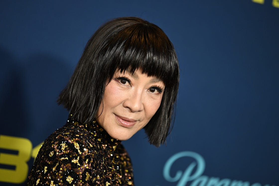 michelle yeoh at the star trek section 31world premiere held at jazz at lincoln center on january 22, 2025 in new york, new york photo by kristina bumphreyvariety via getty images