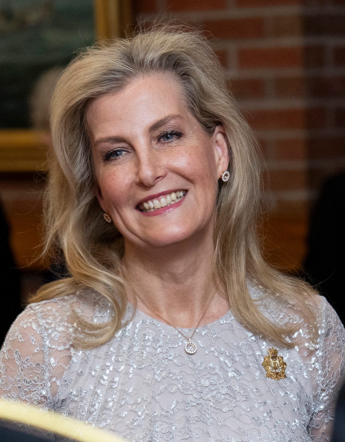camberley, england january 23 sophie, duchess of edinburgh attends the royal corps of army music dinner at gibraltar barracks on january 23, 2025 in camberley, england photo by mark cuthbertuk press via getty images