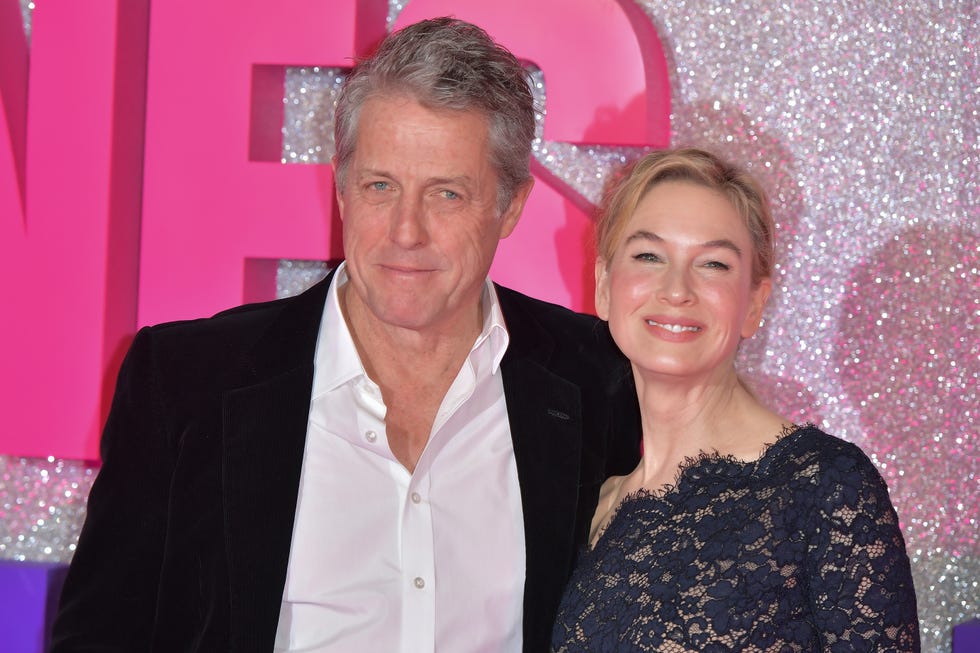 paris, france january 27 hugh grant and zellweger attend the bridget jones mad about the boy bridget jones folle de lui premiere on january 27, 2025 in paris, france photo by dominique charriauwireimage