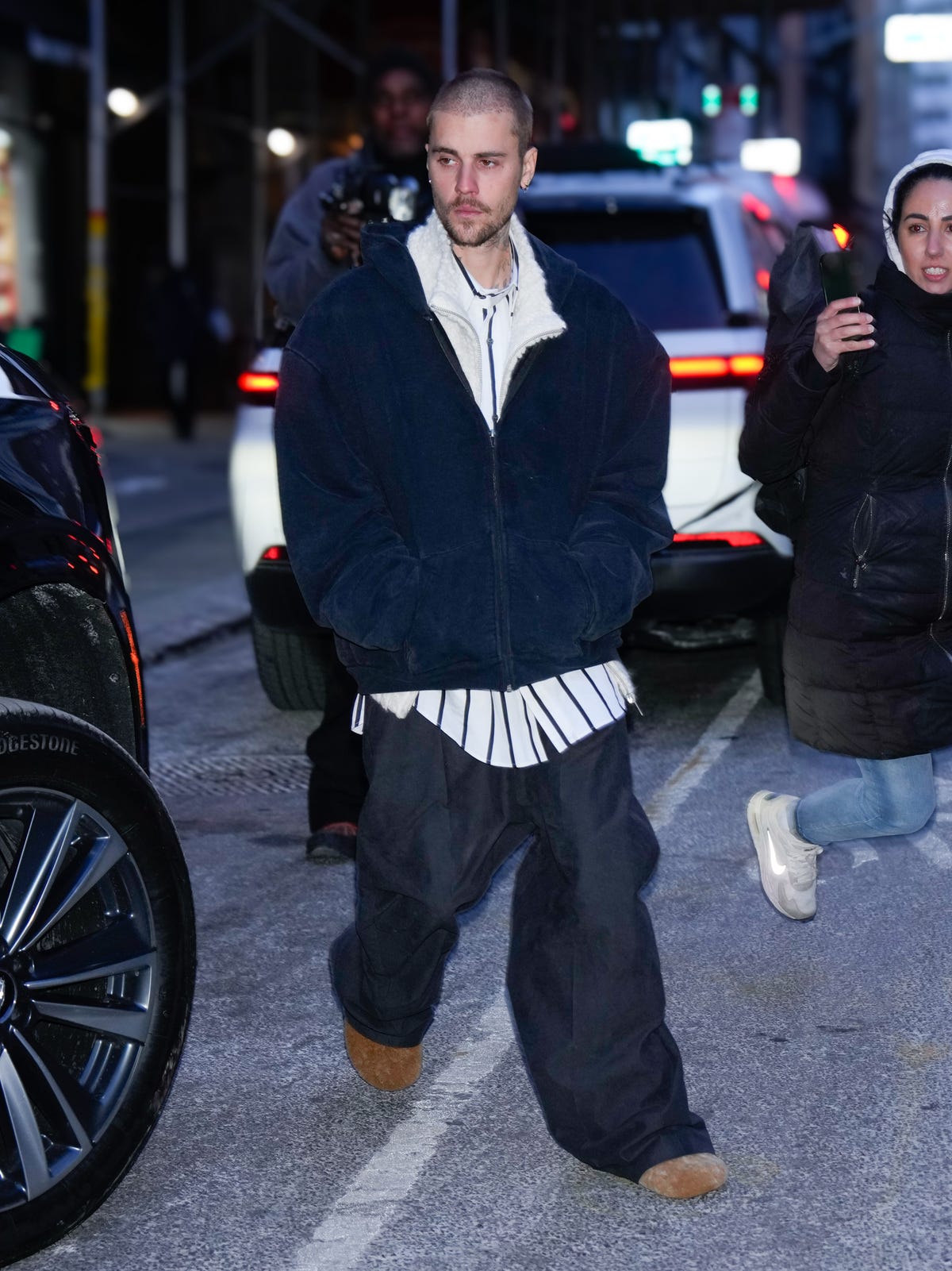 preview for Justin and Hailey Bieber’s Coordinating Outfits