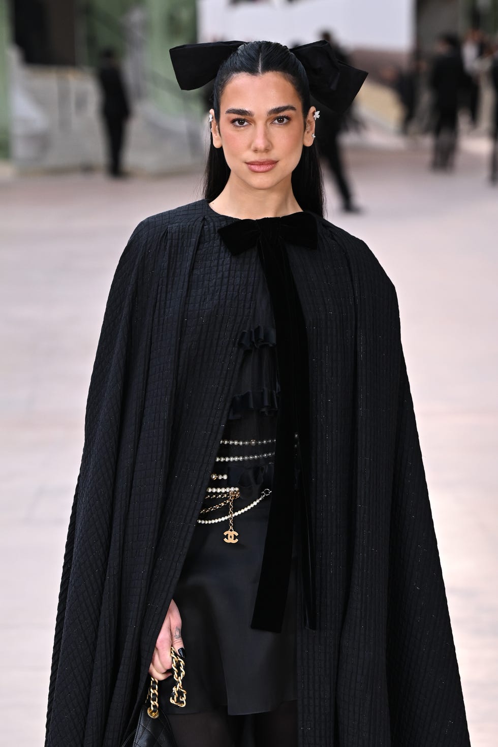 paris, france january 28 editorial use only for non editorial use please seek approval from fashion house dua lipa attends the chanel haute couture spring summer 2025 show as part of paris fashion week on january 28, 2025 in paris, france photo by stephane cardinale corbiscorbis via getty images