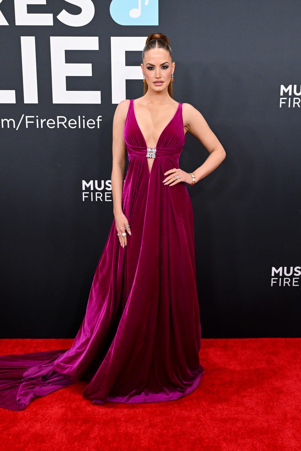 haley kalil at the 67th grammy awards held at the cryptocom arena on february 2, 2025 in los angeles, california photo by gilbert floresbillboard via getty images