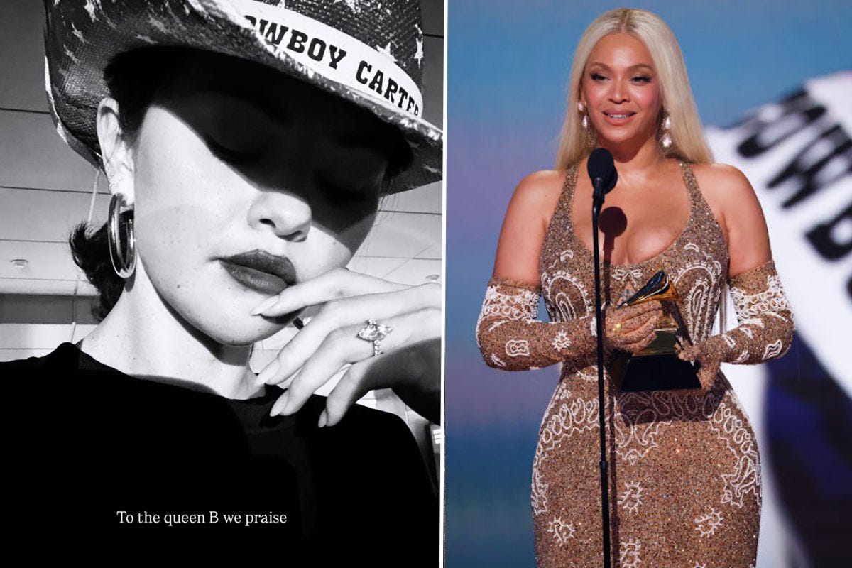 Selena Gomez Was Overwhelmed By Beyoncé's Talent at the Cowboy Carter Tour