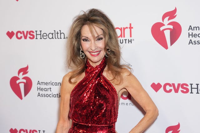 new york, new york january 30 susan lucci attends the american heart associations red dress collection concert 2025 at jazz at lincoln center