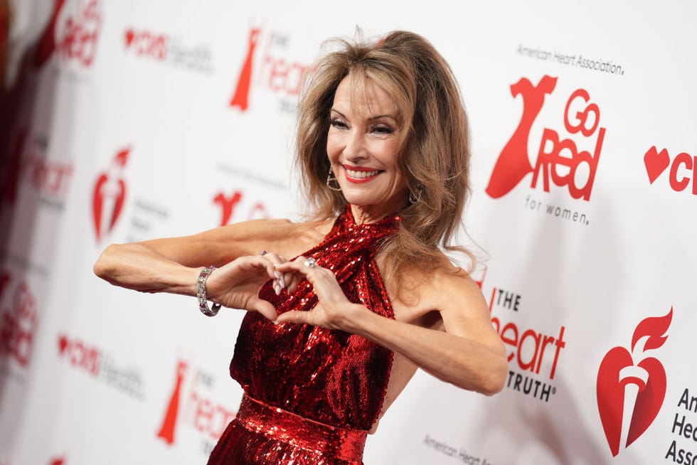 susan lucci attends the american heart association's red dress collection concert 2025 at jazz at lincoln center on january 30, 2025 in new york city
