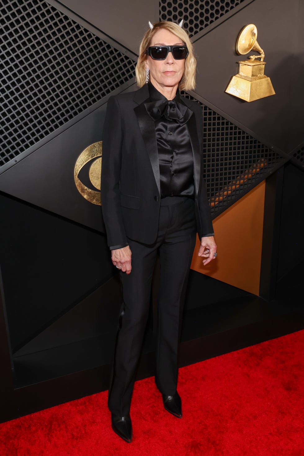 los angeles, california february 02 kim gordon attends the 67th annual grammy awards at cryptocom arena on february 02, 2025 in los angeles, california photo by kevin mazurgetty images for the recording academy