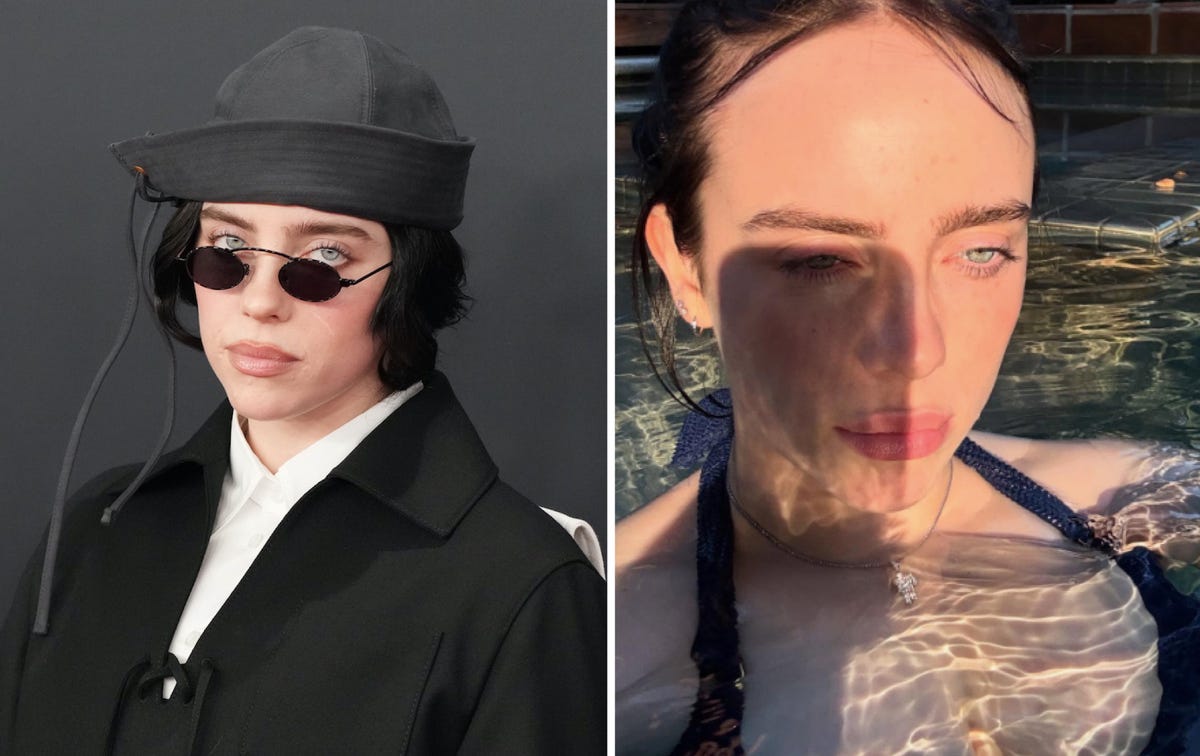 Los Angeles, Califórnia, 2 de fevereiro: (apenas para uso editorial) Billie Eilish comparece à 67ª edição do Grammy Awards na Crypto.com Arena, em 2 de fevereiro de 2025, em Los Angeles, Califórnia. (Foto de Jeff Kravitz/filmmagic)