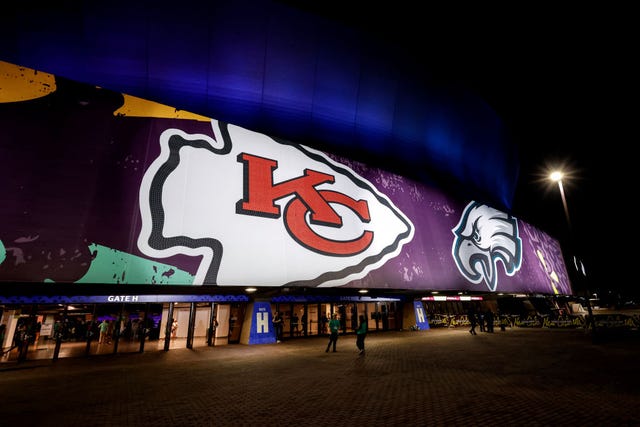 new orleans, la february 3 a general view from outside of the caesars superdome prior to the super bowl lix opening night fueled by gatorade with kansas city chiefs and philadelphia eagles on february 3, 2025 in new orleans, louisiana photo by don juan mooregetty images  local caption 