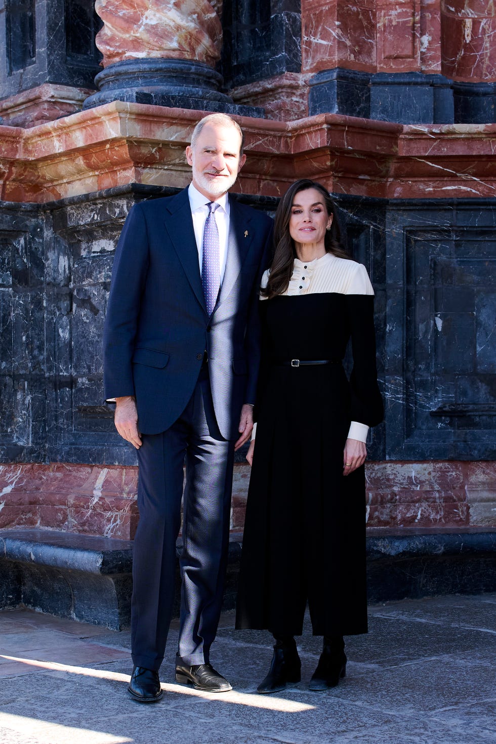 caravaca de la cruz, spain february 06 king felipe vi of spain and queen letizia of spain visit caravaca de la cruz, on the occasion of the celebration of its jubilee year in 2024, on february 06, 2025 in caravaca de la cruz, spain photo by carlos alvarezgetty images