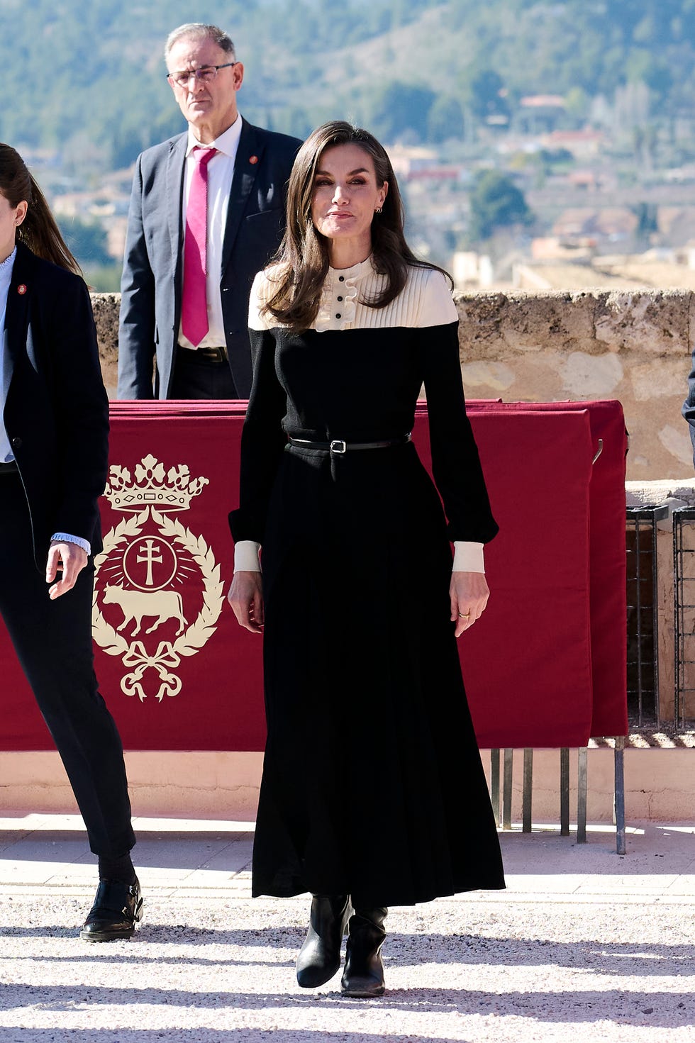 caravaca de la cruz, spain february 06 queen letizia of spain visits caravaca de la cruz, on the occasion of the celebration of its jubilee year in 2024, on february 06, 2025 in caravaca de la cruz, spain photo by carlos alvarezgetty images