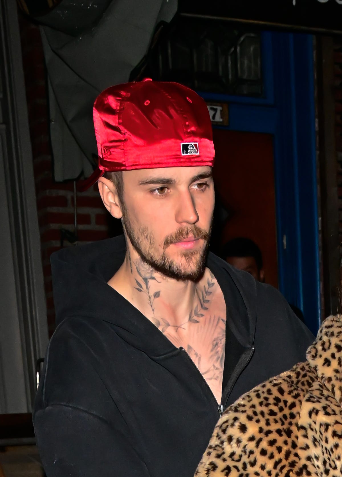preview for Justin and Hailey Bieber’s Coordinating Outfits