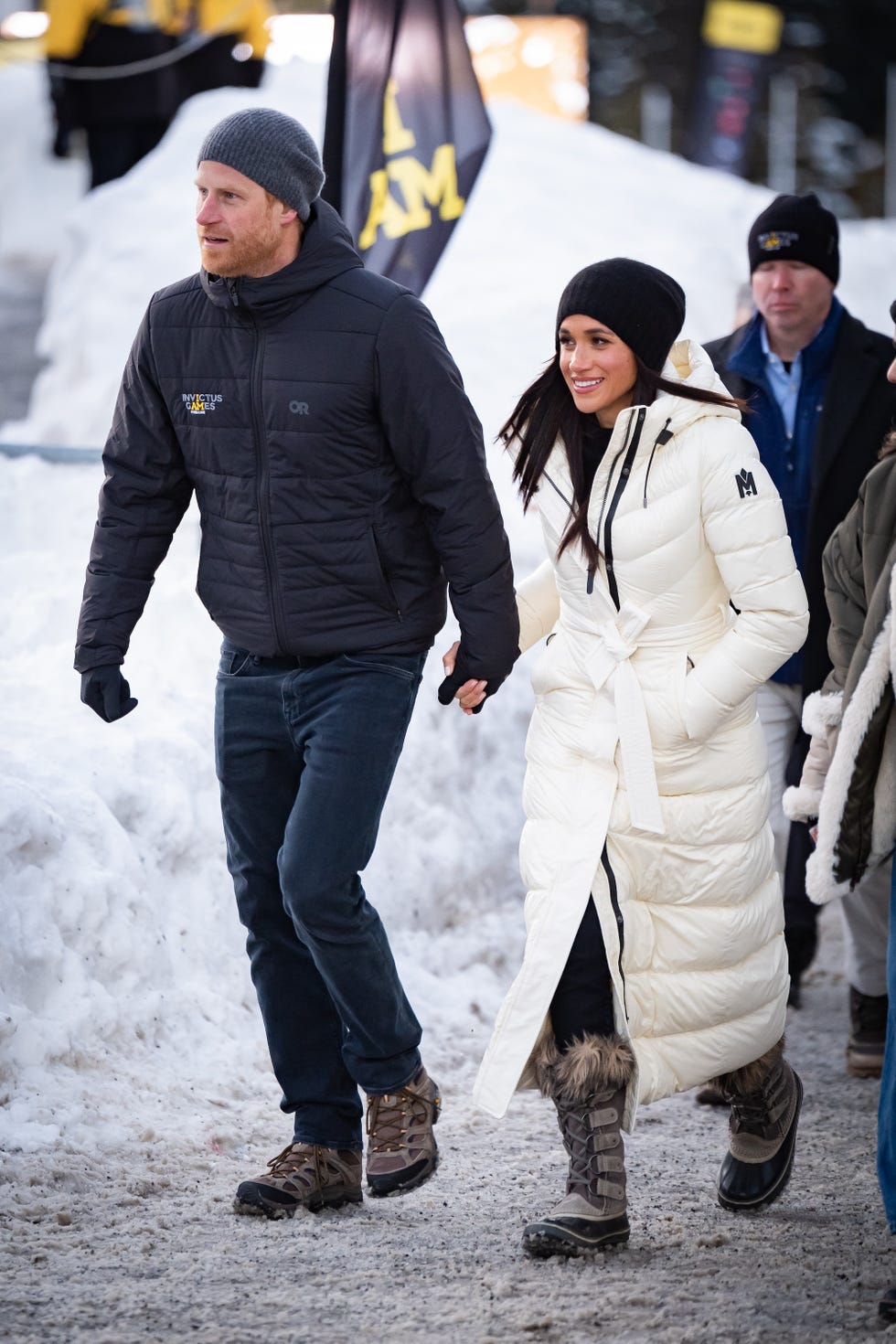 the duke and duchess of sussex at the hillcrest recreation centre during the 2025 invictus games in vancouver, canada picture date monday february 10, 2025 photo by aaron chownpa images via getty images