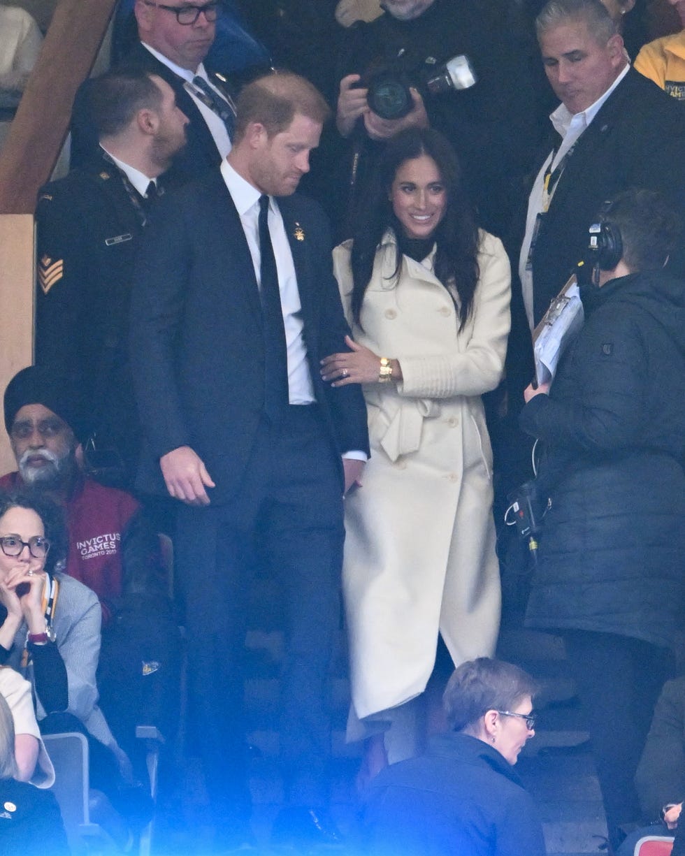 vancouver, british columbia february 08 prince harry, duke of sussex and meghan, duchess of sussex during the opening ceremony of the 2025 invictus games at bc place on february 08, 2025 in vancouver, british columbia photo by samir husseinsamir husseinwireimage