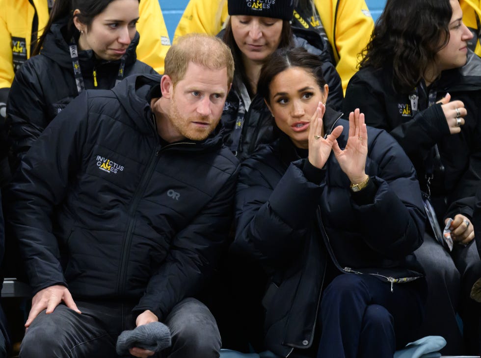vancouver, british columbia february 09 meghan, duchess of sussex and prince harry, duke of sussex attend the wheelchair curling on day one of the 2025 invictus games at the hillcrest community centre on february 09, 2025 in vancouver, british columbia photo by karwai tangwireimage