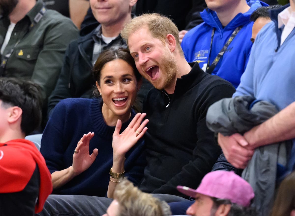 vancouver, british columbia february 09 meghan, duchess of sussex and prince harry, duke of sussex attend the wheelchair basketball during day one of the 2025 invictus games at the vancouver convention centre on february 09, 2025 in vancouver, british columbia photo by karwai tangwireimage
