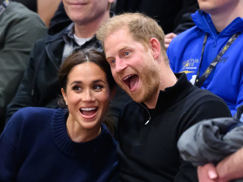 vancouver, british columbia february 09 meghan, duchess of sussex and prince harry, duke of sussex attend the wheelchair basketball during day one of the 2025 invictus games at the vancouver convention centre on february 09, 2025 in vancouver, british columbia photo by karwai tangwireimage