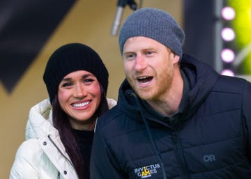 whistler, british columbia february 10 prince harry, duke of sussex and meghan, duchess of sussex attend the whistler welcoming ceremony during day two of the 2025 invictus games on february 10, 2025 in whistler, british columbia photo by samir husseinwireimage