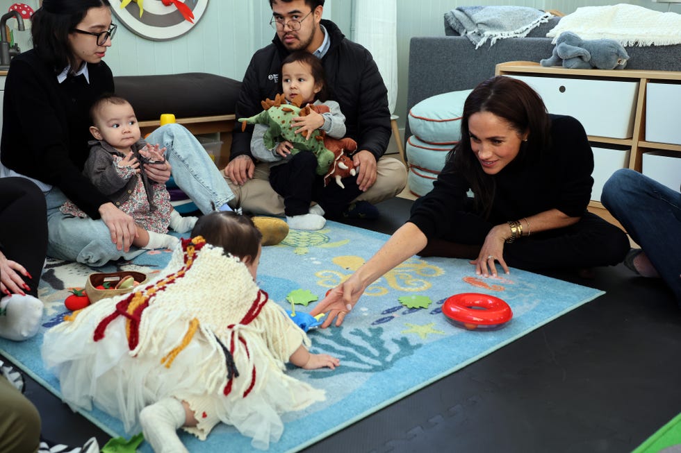vancouver, british columbia february 10 meghan, duchess of sussex seen at the squamish nation language nest on february 10, 2025 in vancouver, british columbia photo by eric charbonneauinvictus games foundation via getty images