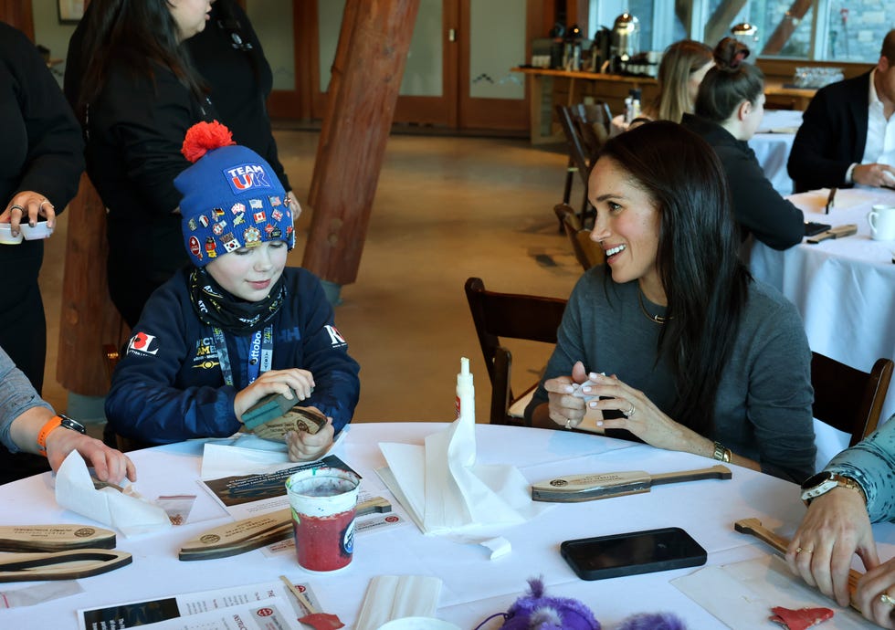 whistler, british columbia february 10 meghan, duchess of sussex seen at friends and families indigenous craft museum tour on february 10, 2025 in whistler, british columbia photo by eric charbonneauinvictus games foundation via getty images