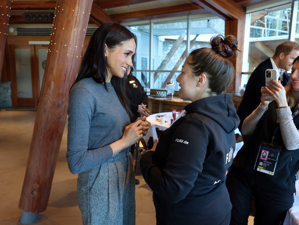 whistler, british columbia february 10 meghan, duchess of sussex seen at friends and families indigenous craft museum tour on february 10, 2025 in whistler, british columbia photo by eric charbonneauinvictus games foundation via getty images