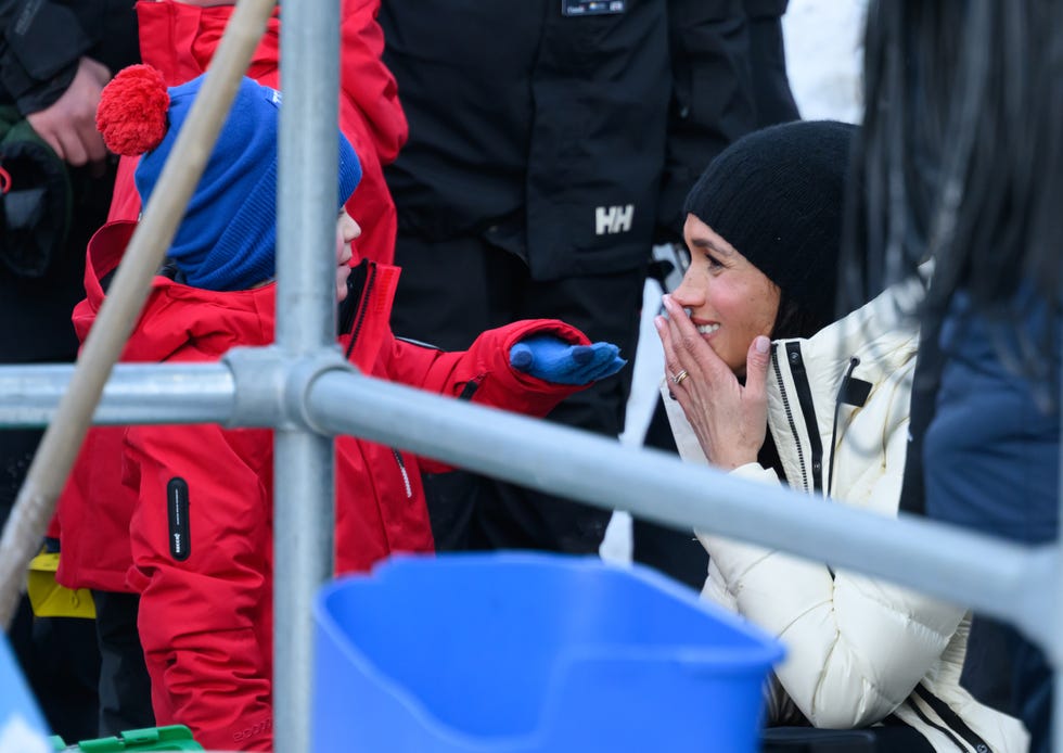 whistler, british columbia february 10 meghan, duchess of sussex attends the skeleton finals during day two of the 2025 invictus games on february 10, 2025 in whistler, british columbia photo by karwai tangwireimage