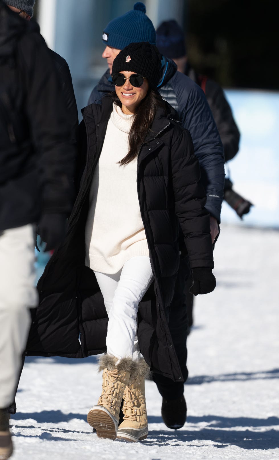whistler, british columbia february 11 meghan, duchess of sussex attends a family and friends tubing event during day three of the 2025 invictus games on february 11, 2025 in whistler, british columbia photo by samir husseinwireimage